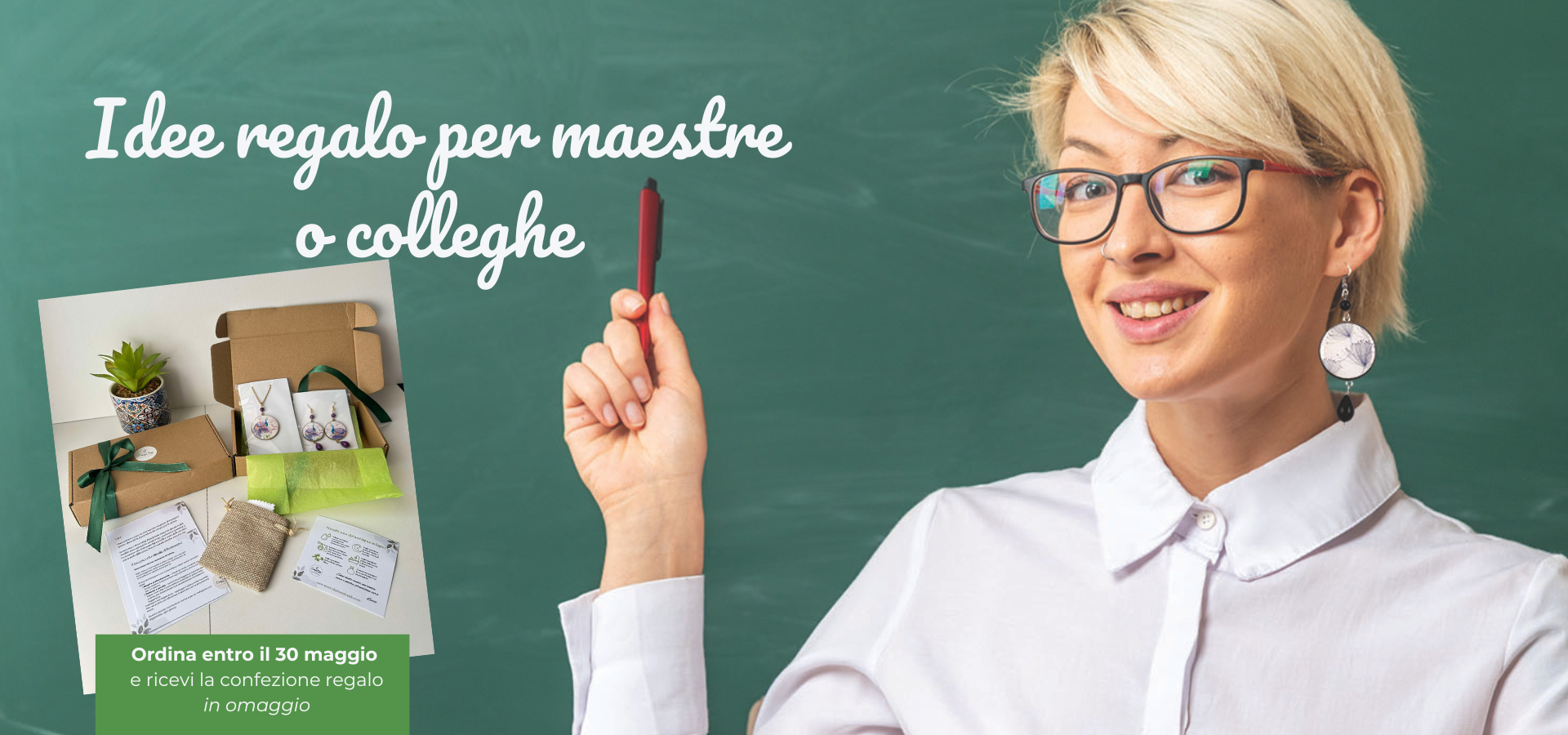 idee regalo per maestre o colleghe gioielli artigianali in legno e resina orecchini e medaglioni.
